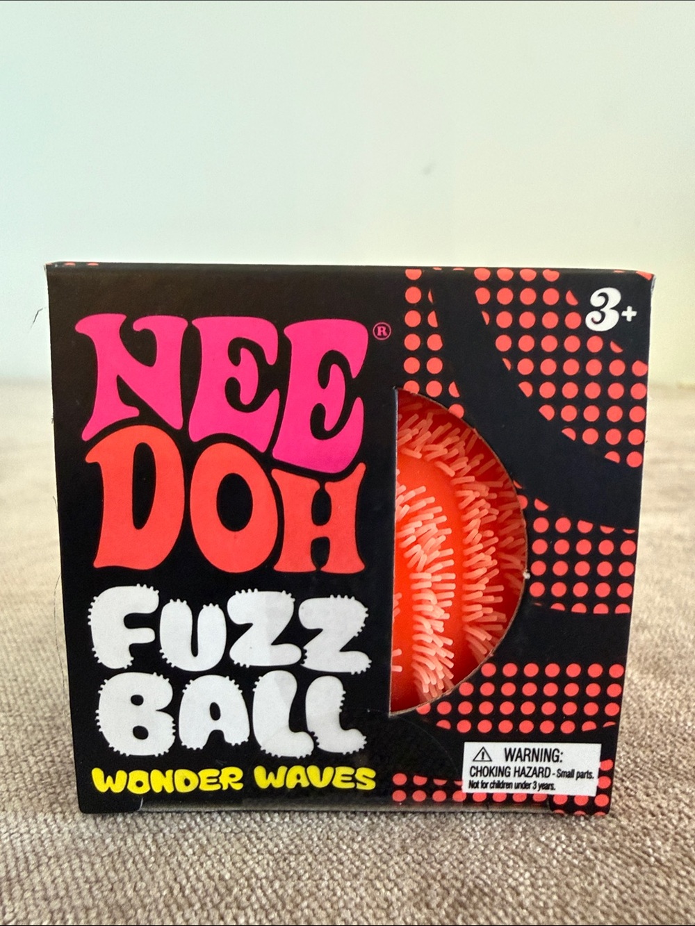 NeeDoh Fuzz Ball Wonder Waves - Orange